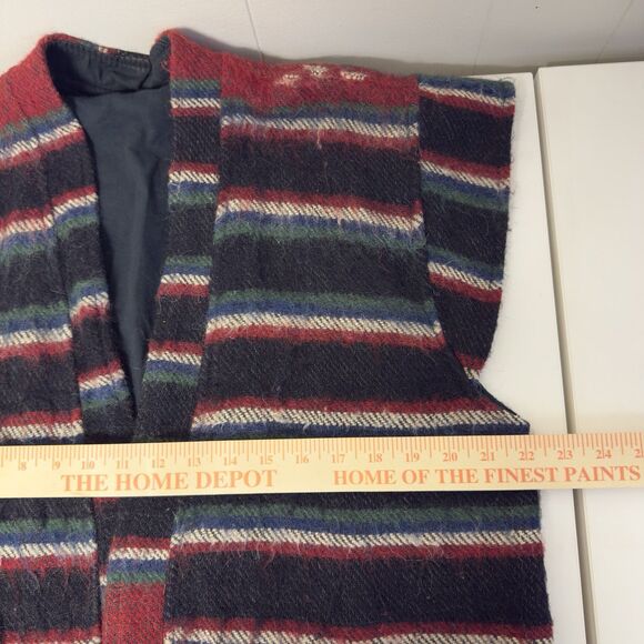 Nepal Tibet Handmade Wool Vest Lined Traditional Design Pocket Unisex Large - Picture 6 of 10